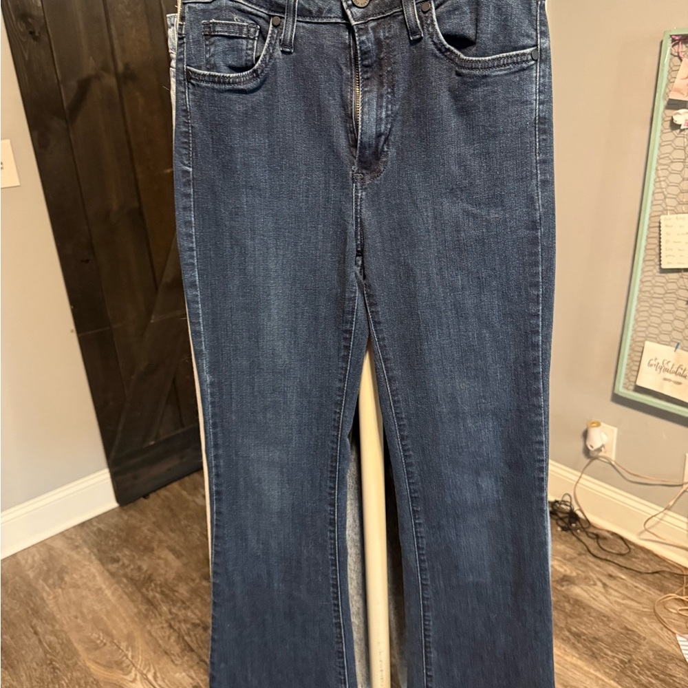 Just Black Blue Flare Wide Leg Jeans